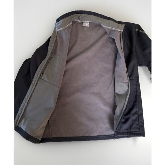 Salomon Advanced Skin Soft Shell Fleece Lined Jacket Size Large Black - Picture 6 of 11